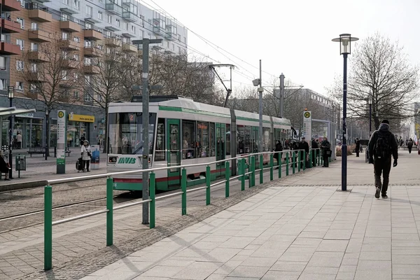 Tram in Magdeburg — Stockfoto