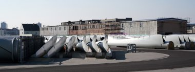 bir rüzgar türbini rotor bıçak