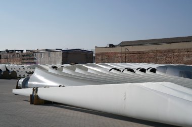 rotor blades of a wind turbine clipart