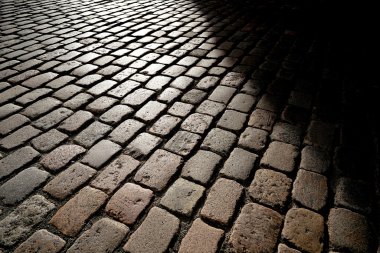 arka ışık cobblestones 