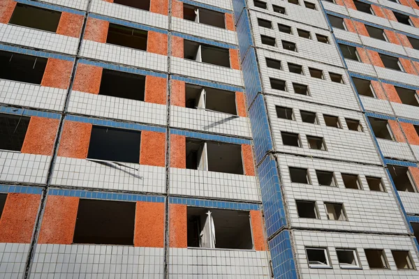 Rivning av en byggnad — Stockfoto