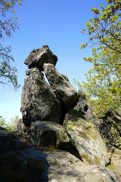 Muro del Diavolo a Timmenrode — Foto Stock