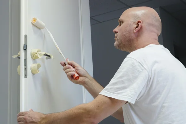 Pintor no trabalho — Fotografia de Stock