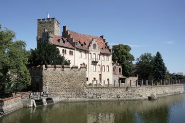 Moated castle civarındaki Flechtingen