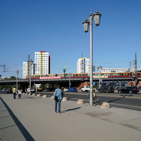 Street scene in Berlin-Mitte — Stock Photo, Image