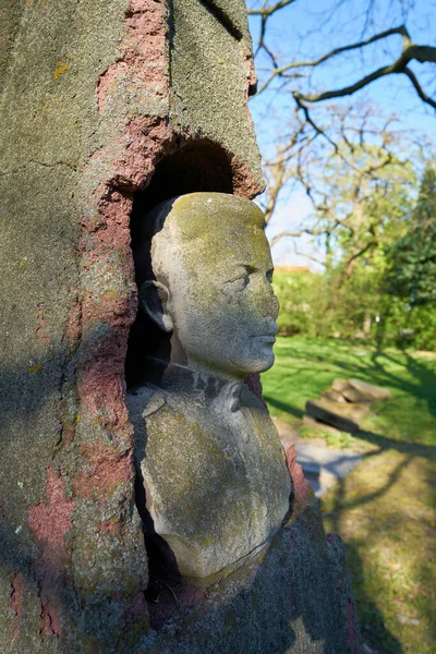 Magdeburg Almanya Nisan 2020 Almanya Nın Magdeburg Kentindeki Nordpark Bilinmeyen — Stok fotoğraf