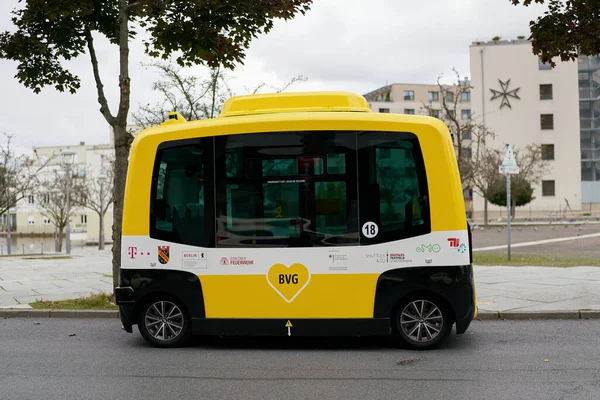 Berlin Germany September 2021 Self Driving Autonomous Bus Project Bvg — Stock Photo, Image