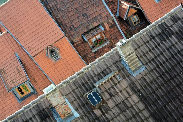 Quedlinburg z powietrza — Zdjęcie stockowe