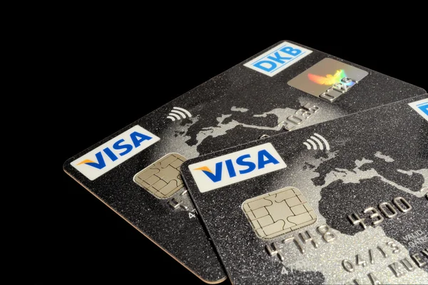 Karty Visa — Zdjęcie stockowe