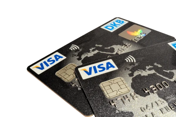 Tarjetas Visa — Foto de Stock