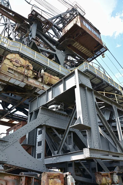 Detail van een gigantische graafmachine — Stockfoto