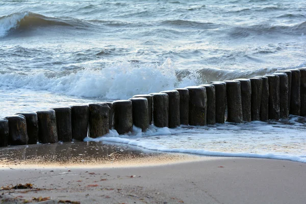 På stranden — Stockfoto