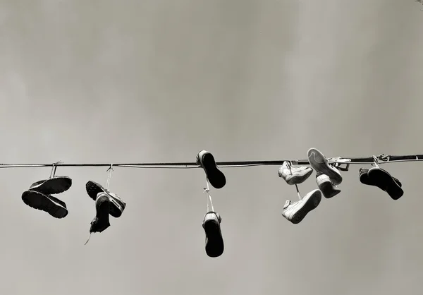 Shoefiti — Fotografia de Stock