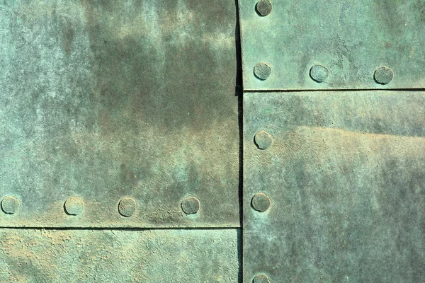 Weathered copper sheet — Stock Photo, Image