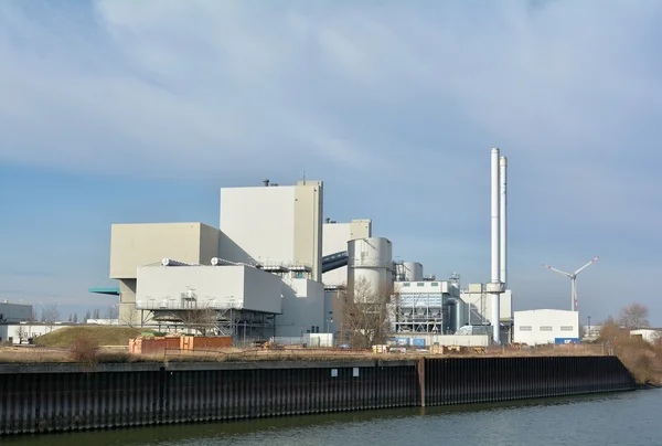 Energia proveniente de instalações de resíduos — Fotografia de Stock