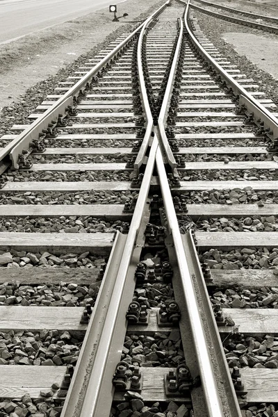 Railroad tracks — Stock Photo, Image