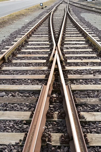 Vasúti síneket — Stock Fotó