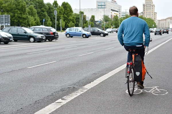 Ciclistas em Berlim — Fotografia de Stock