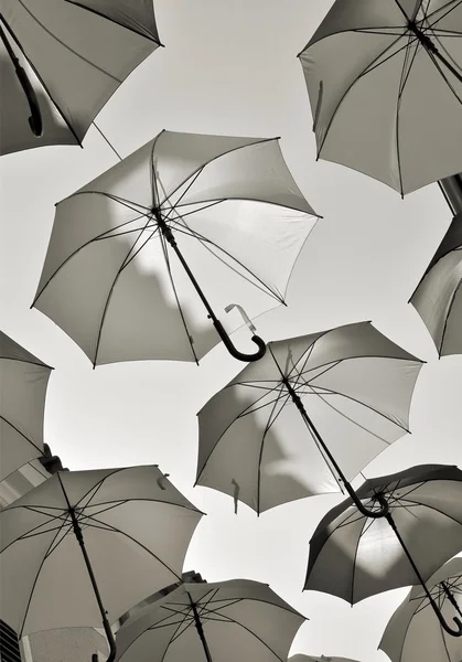 크로아티아에 장식으로 우산 — 스톡 사진