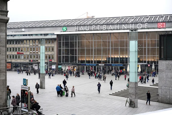 Köln ana tren istasyonu — Stok fotoğraf