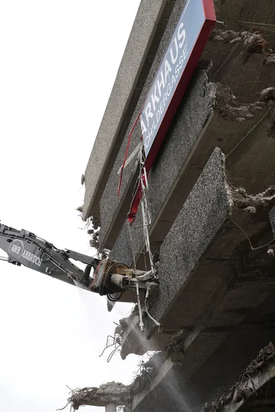 Demolition of a Parking Garage — Stock Photo, Image