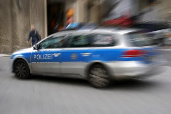 Carro de polícia em Colônia — Fotografia de Stock