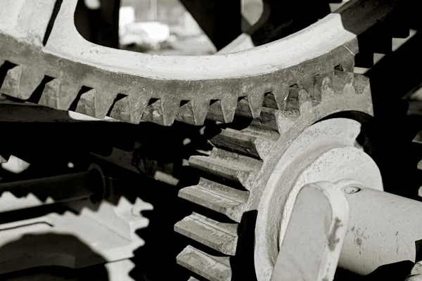 Gears of an old machine — Stock Photo, Image