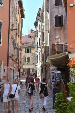 Turistler Rovinj