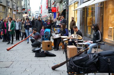 Köln'deki sokak müzisyenleri