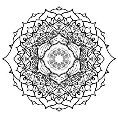 7 Çakra Mandala Renk Sayfası