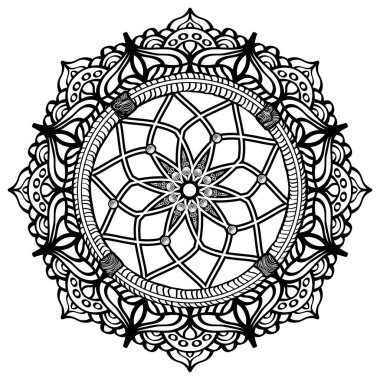 Rüya Yakalayıcı Mandala Renk Sayfası