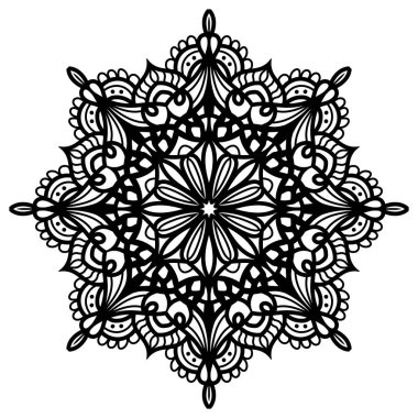 Çiçek Mandala Renk Sayfası