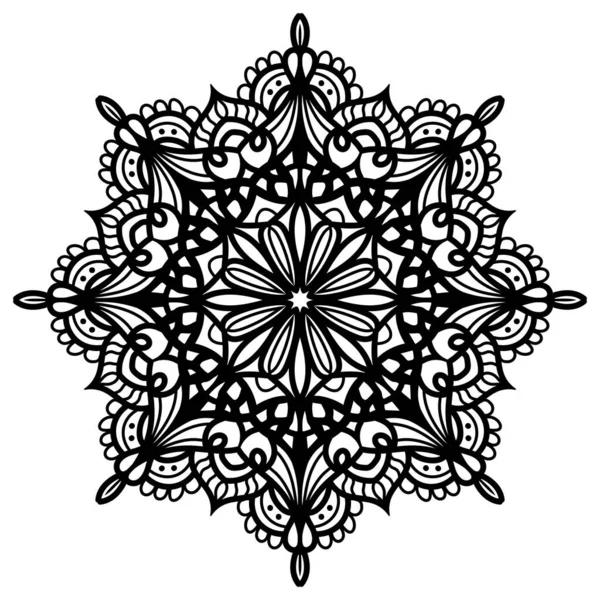 Mandala Fleur Coloriage — Photo