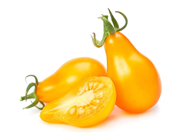 Gele kers kleine tomaten — Stockfoto