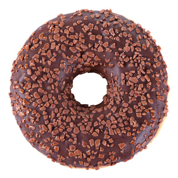 Donut glaseado de chocolate —  Fotos de Stock