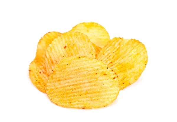 Räfflad potatis mellanmål — Stockfoto