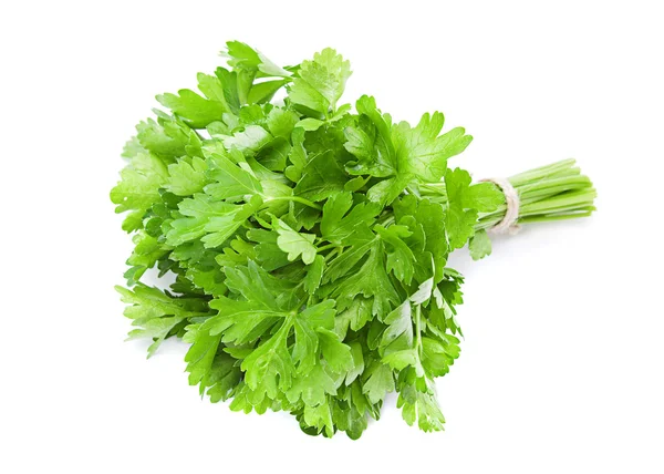 Parsley leaf on white — Stock Photo, Image