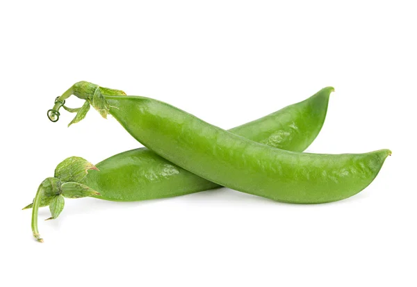 Piselli vegetali su bianco — Foto Stock