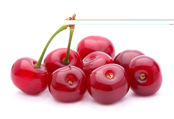 Grupo de frutas de cereza — Foto de Stock