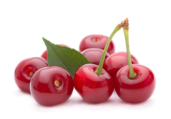 Группа вишневых фруктов — стоковое фото