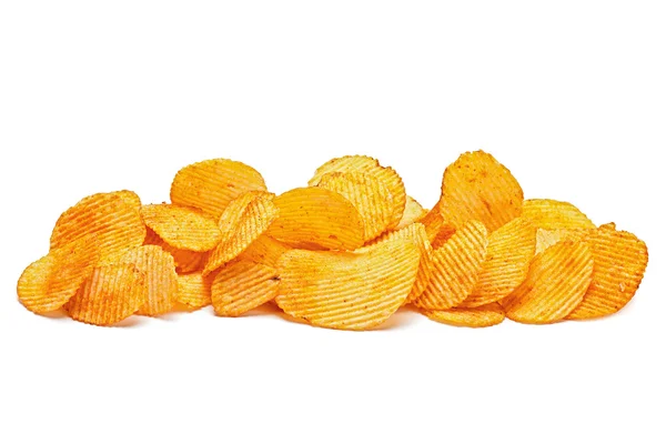 Potato ripple chips — Stock Photo, Image