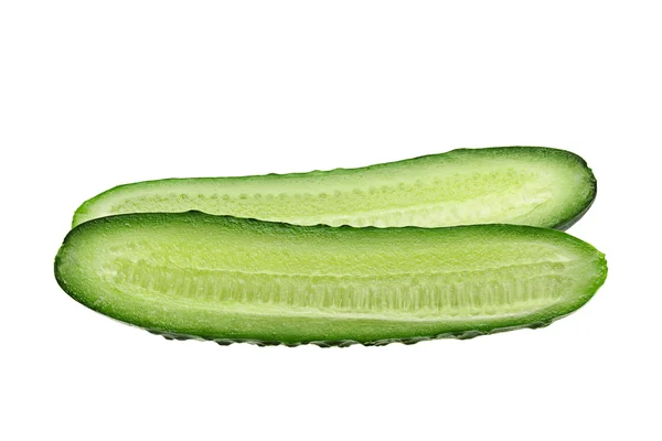 Cucumber vegetable on white — Stock Photo, Image