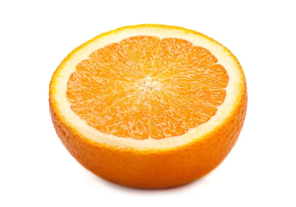 Orange slice on white — Stock Photo, Image