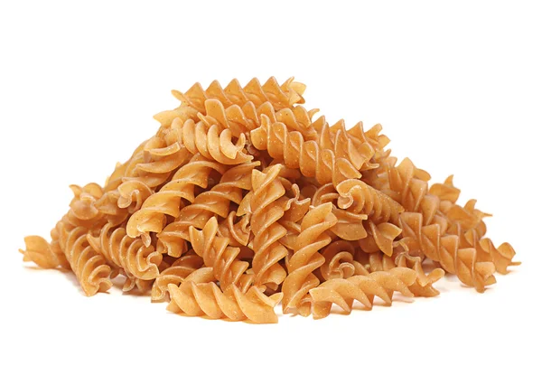 Buckwheat spiral dry pasta — Stock Photo, Image