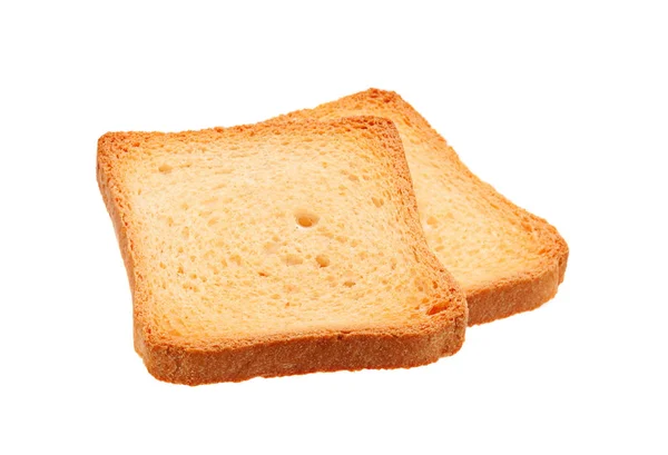 Duas fatias de pão torrado — Fotografia de Stock