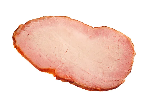 Rebanada de carne de cerdo ahumada — Foto de Stock