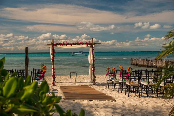 Beach düğün töreni - Stok İmaj