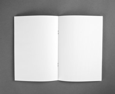 Boş katalog, broşür, dergiler, sahte kitap