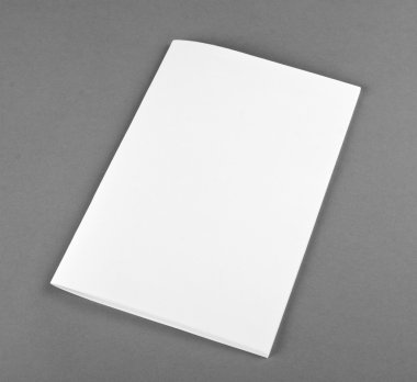 Boş katalog, broşür, dergiler, sahte kitap