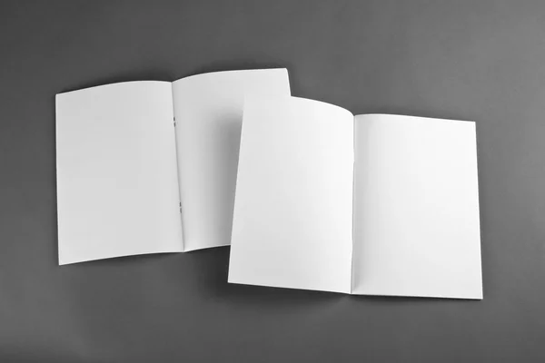 Lege catalogus, brochure, tijdschriften, boeken mock up. — Stockfoto